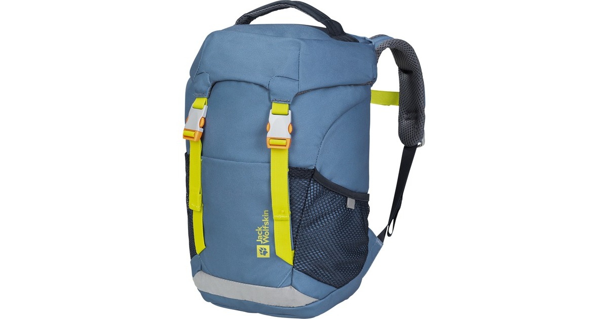 Jack Wolfskin WALDSPIELER 16, Rucksack(blau/neon-gelb, 16 Liter)
