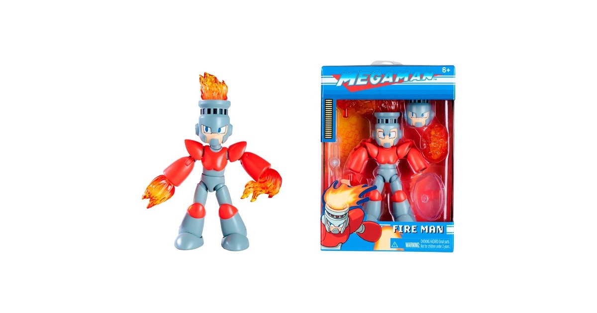Jada Toys Mega Man - Fire Man, Spielfigur