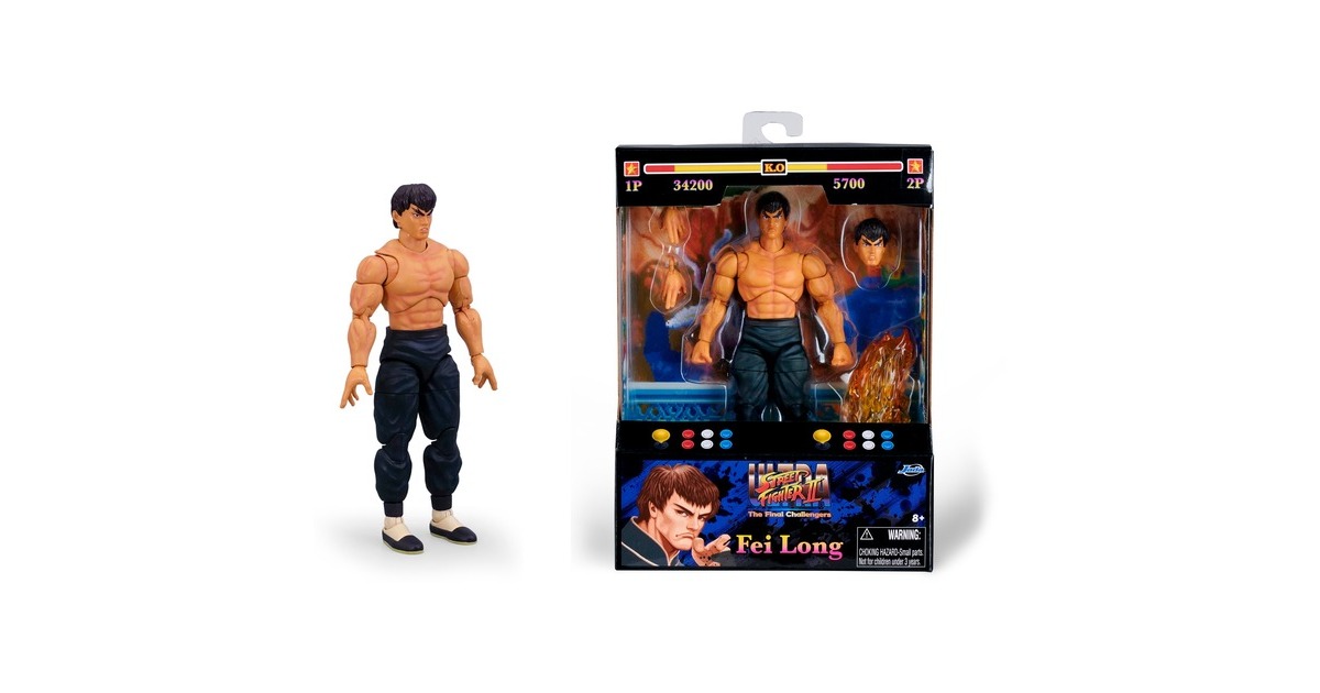 Jada Toys Street Fighter ll - Fei-Long, Spielfigur
