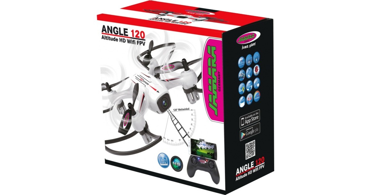 Jamara Angle 120 Altitude HD Wifi FPV, Drohne