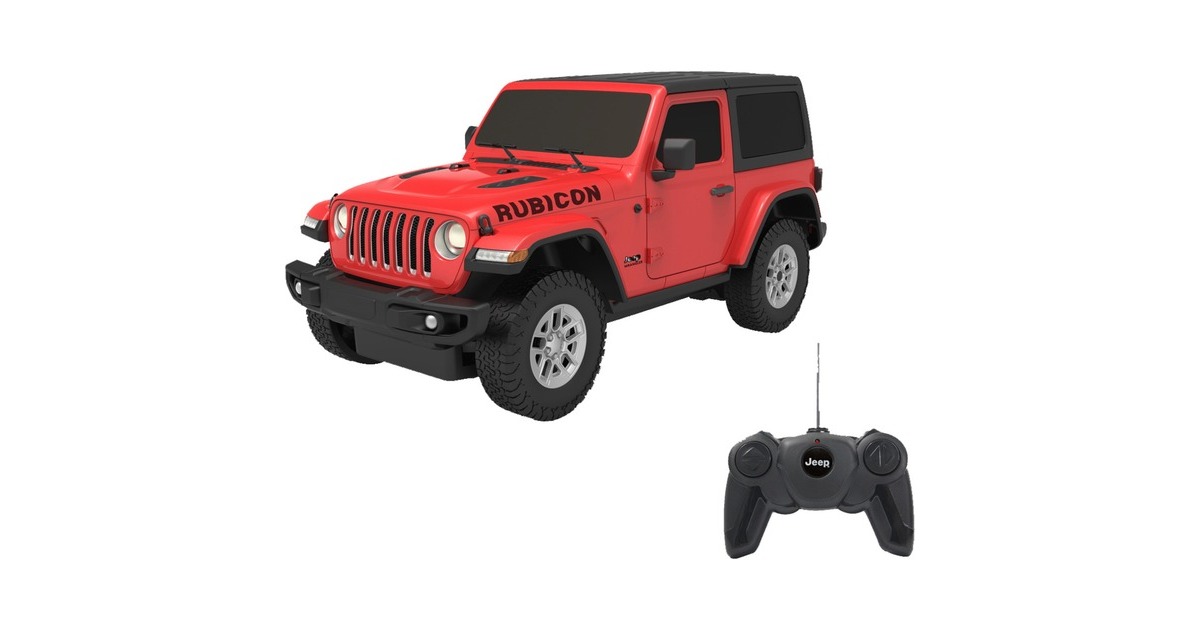 Jamara Jeep Wrangler JL, RC(rot/schwarz, 1:24)