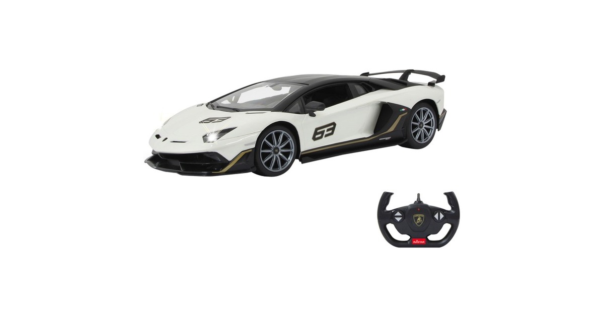 Jamara Lamborghini Aventador SVJ Performance, RC(weiß/schwarz, 1:14)