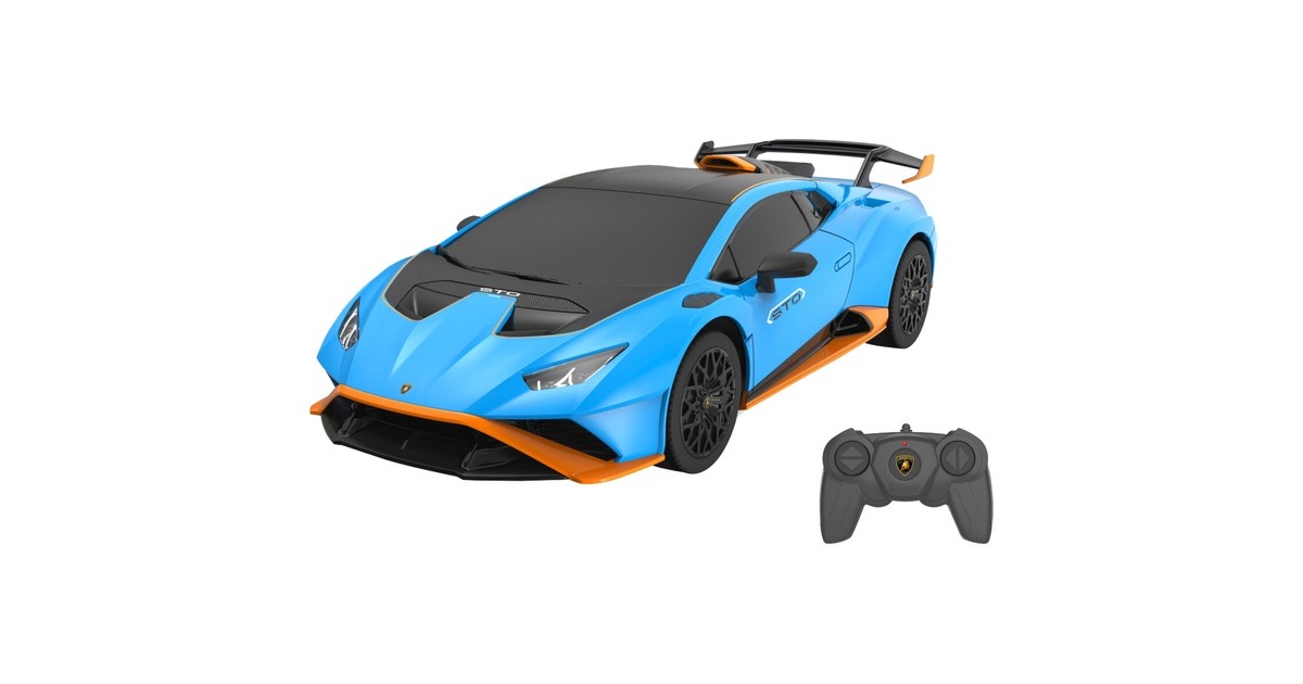 Jamara Lamborghini Huracán STO, RC(hellblau/orange, 1:24)