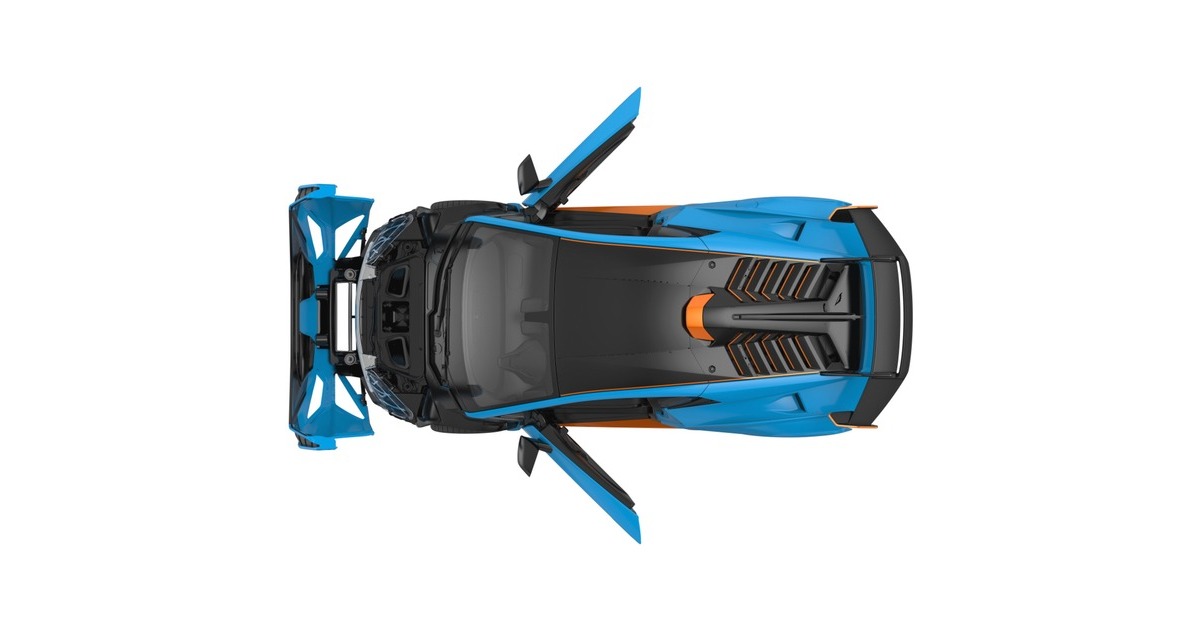 Jamara Lamborghini Huracán STO, RC(hellblau/orange, 1:14)