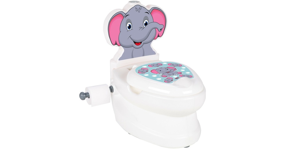 Jamara Meine kleine Toilette Elefant, Töpfchen(weiß/mehrfarbig)