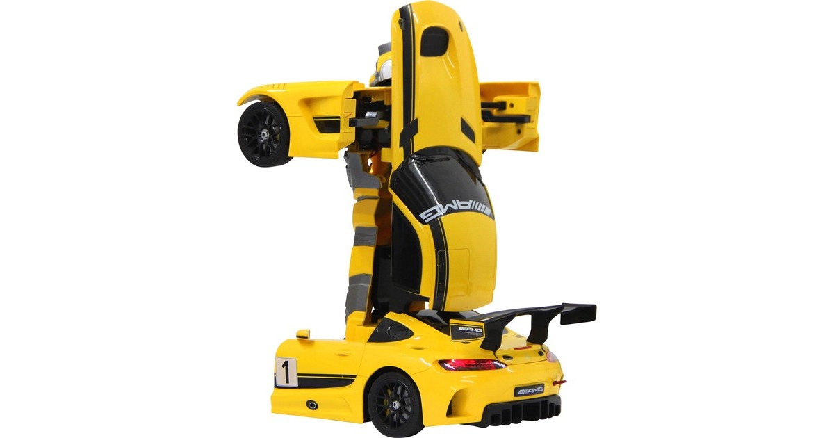 Jamara Mercedes AMG GT3 transformable 2,4 GHz(gelb/grau, 1:14)