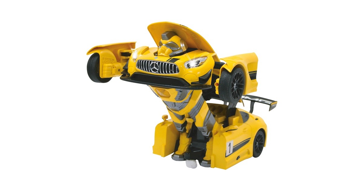 Jamara Mercedes AMG GT3 transformable 2,4 GHz(gelb/grau, 1:14)