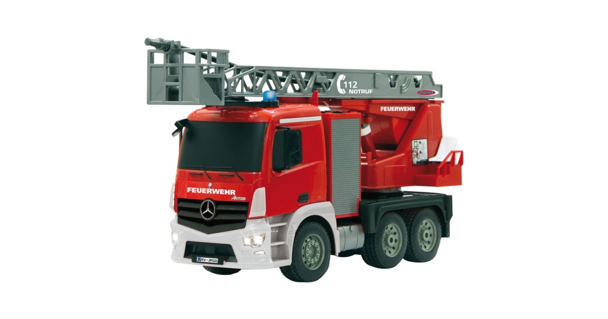 Jamara Mercedes Antos mit Drehleiter(rot/weiß, 1:20)