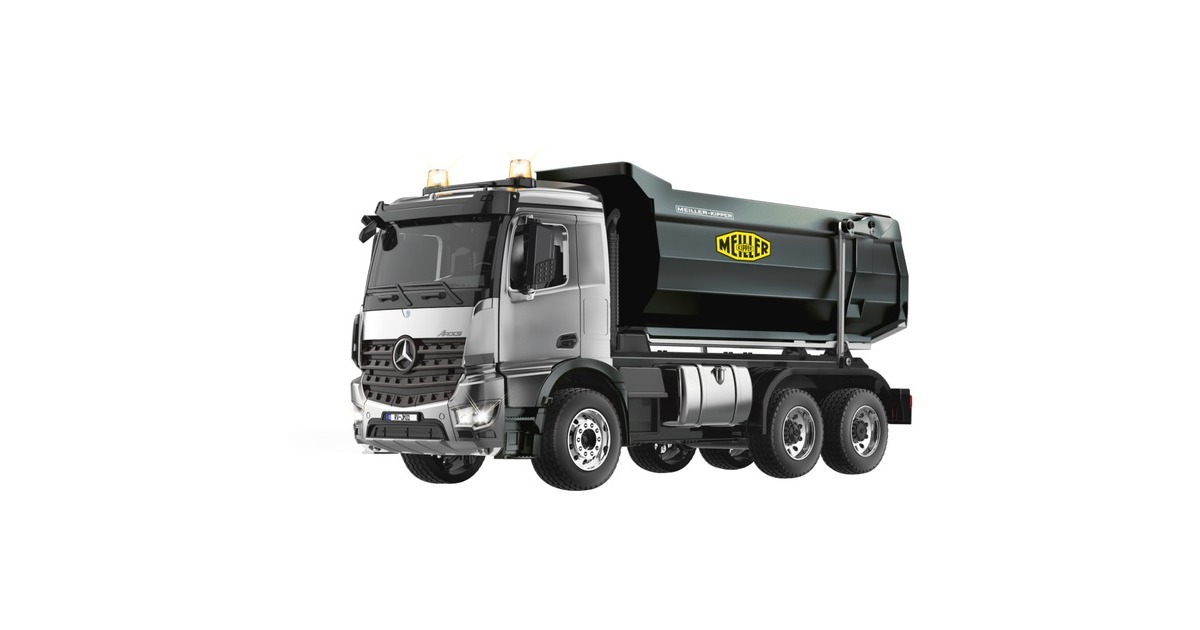 Jamara Muldenkipper Mercedes-Benz Arocs Metal Meiller(silber/schwarz, 1:20)