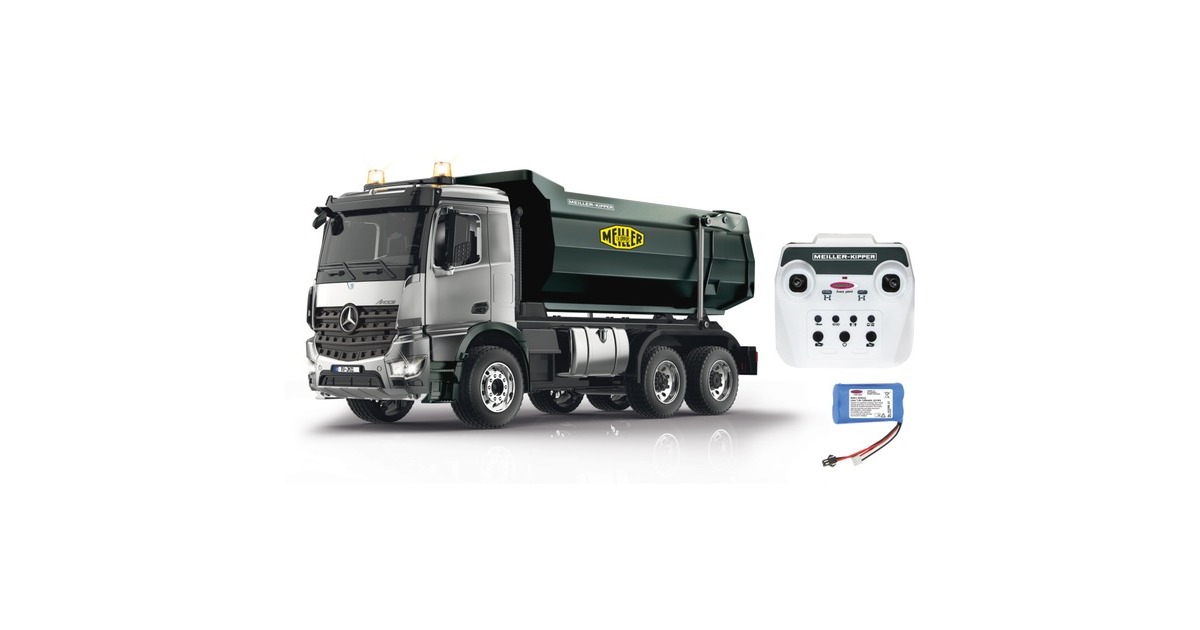 Jamara Muldenkipper Mercedes-Benz Arocs Metal Meiller(silber/schwarz, 1:20)