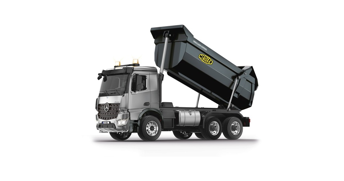 Jamara Muldenkipper Mercedes-Benz Arocs Metal Meiller(silber/schwarz, 1:20)