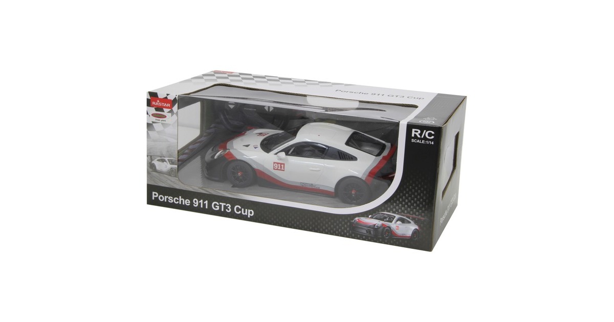 Jamara Porsche 911 GT3 Cup, RC(weiß/schwarz, 1:14)