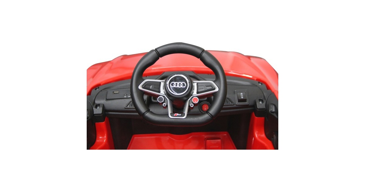 Jamara Ride-on Audi R8 Spyder, Kinderfahrzeug(rot, 18V, Einhell Power XChange)