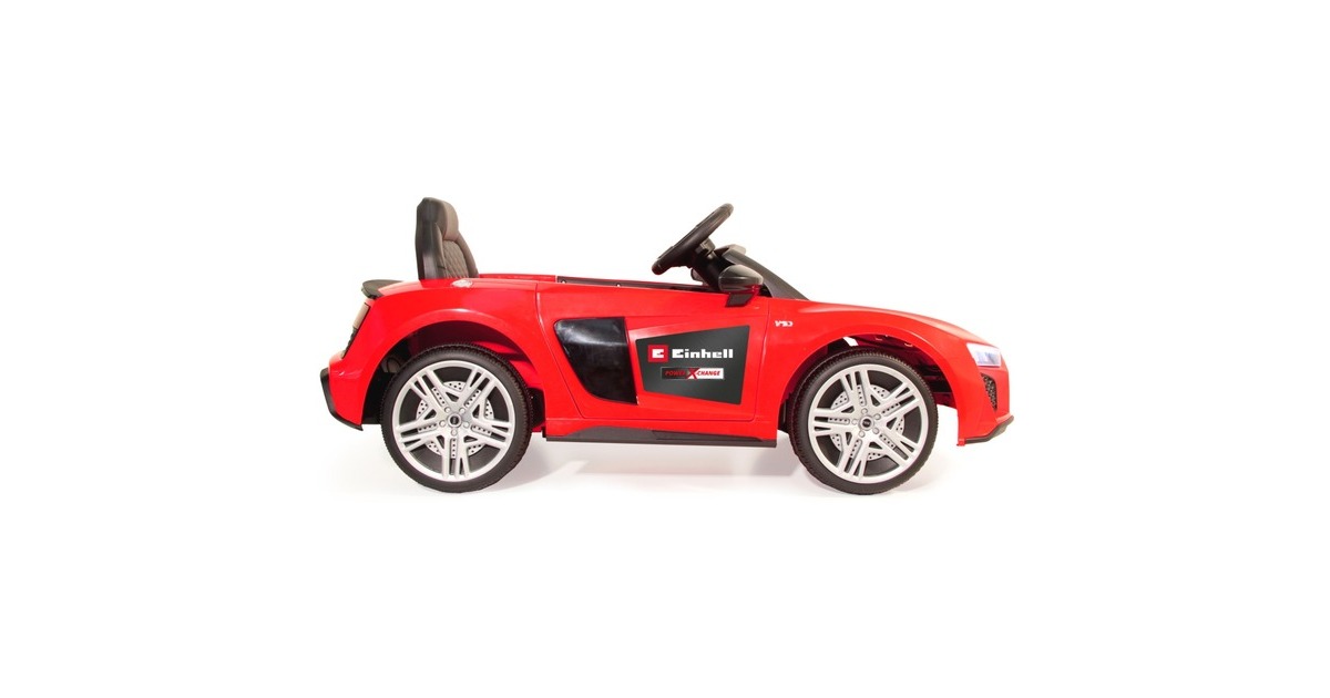 Jamara Ride-on Audi R8 Spyder, Kinderfahrzeug(rot, 18V, Einhell Power XChange)