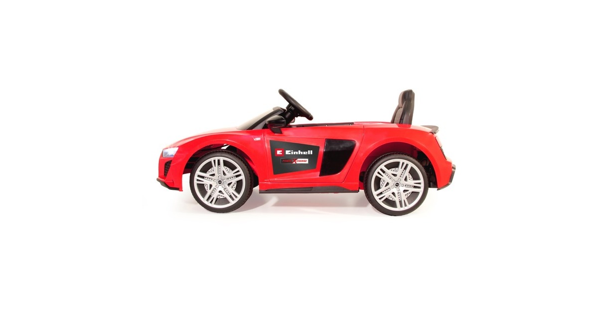 Jamara Ride-on Audi R8 Spyder, Kinderfahrzeug(rot, 18V, Einhell Power XChange)