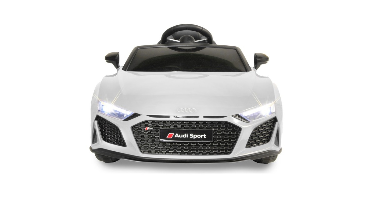 Jamara Ride-on Audi R8 Spyder, Kinderfahrzeug(weiß, 18V, Einhell Power XChange)