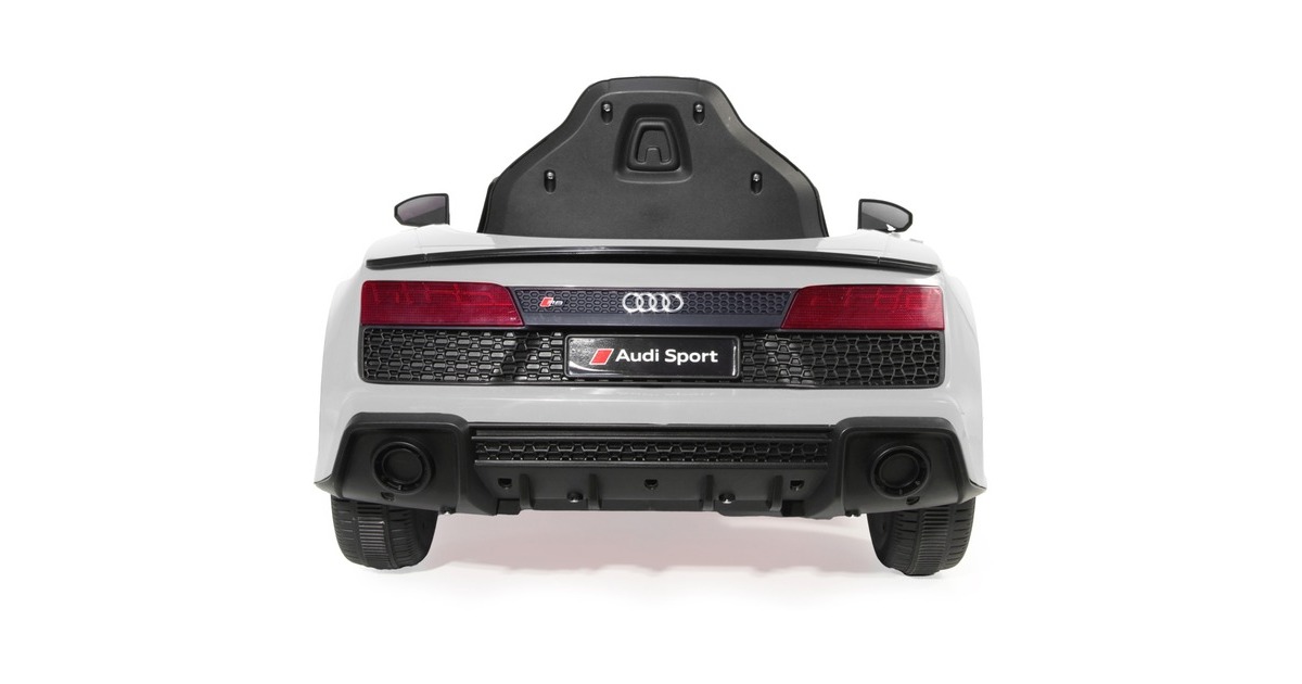 Jamara Ride-on Audi R8 Spyder, Kinderfahrzeug(weiß, 18V, Einhell Power XChange)