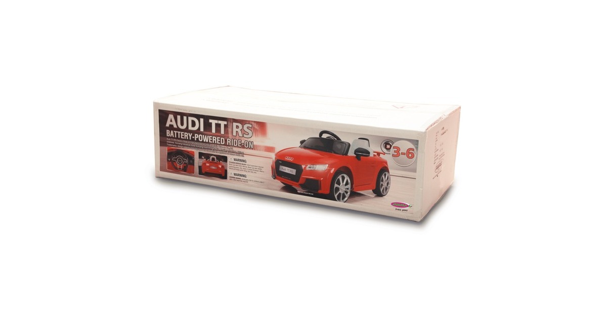Jamara Ride-on Audi TT RS, Kinderfahrzeug(weiß, 12 V)