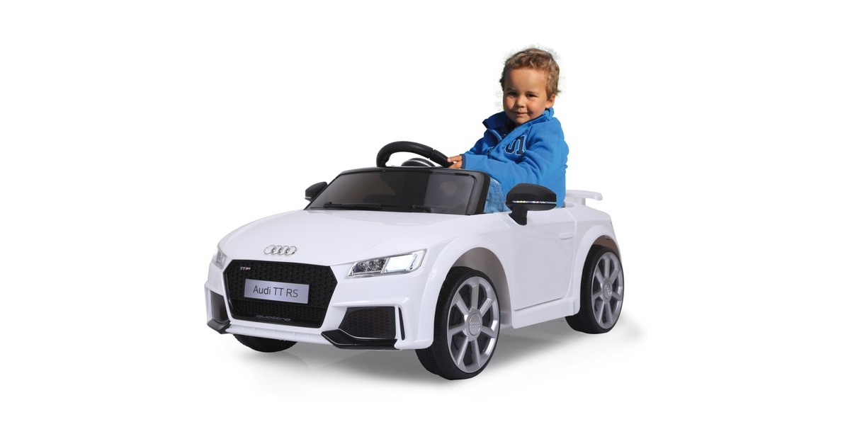 Jamara Ride-on Audi TT RS, Kinderfahrzeug(weiß, 12 V)