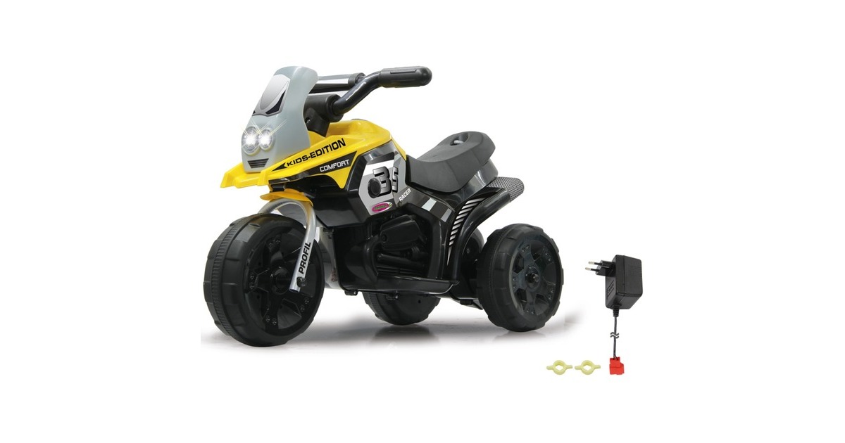Jamara Ride-on E-Trike Racer, Kinderfahrzeug(gelb)