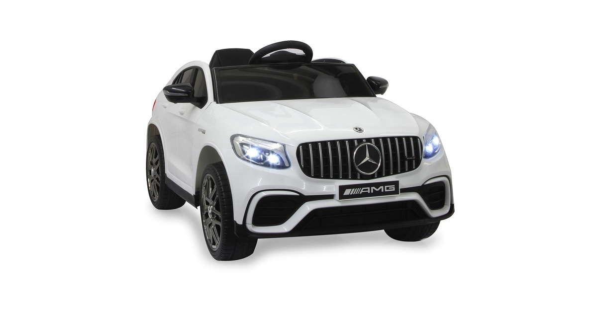 Jamara Ride-on Mercedes-Benz AMG GLC 63 S Coupé, Kinderfahrzeug(weiß, 12V)