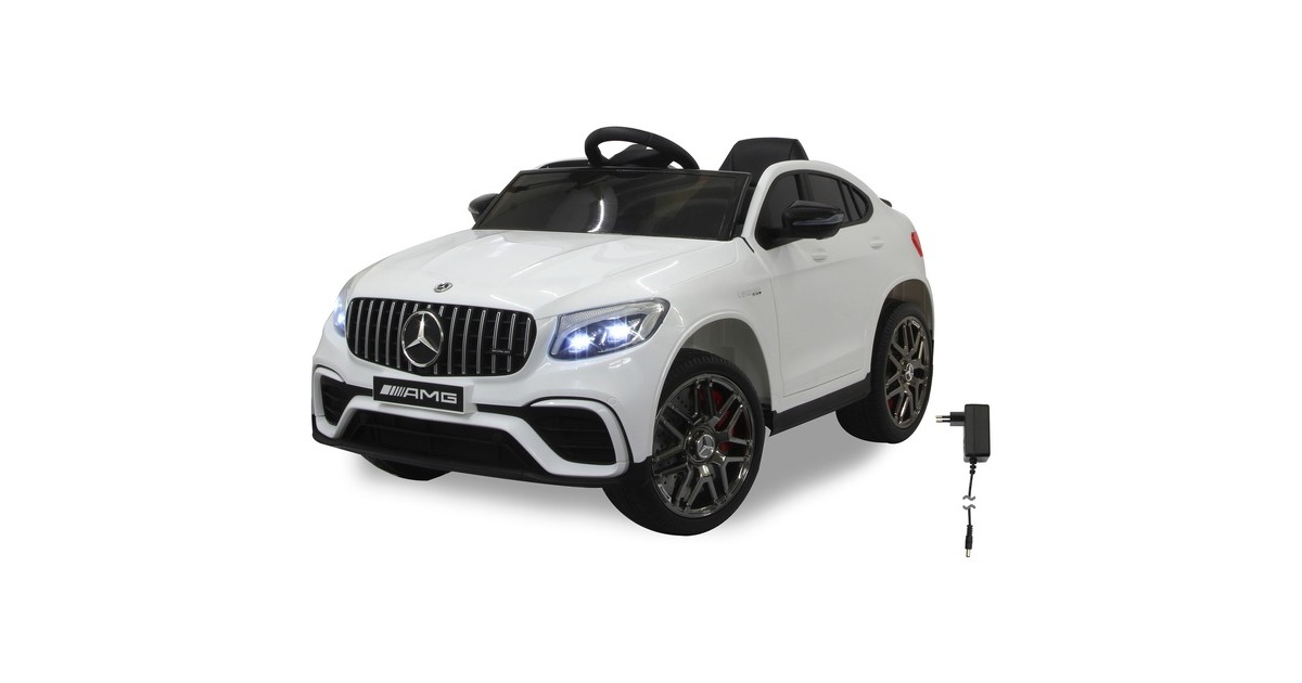 Jamara Ride-on Mercedes-Benz AMG GLC 63 S Coupé, Kinderfahrzeug(weiß, 12V)