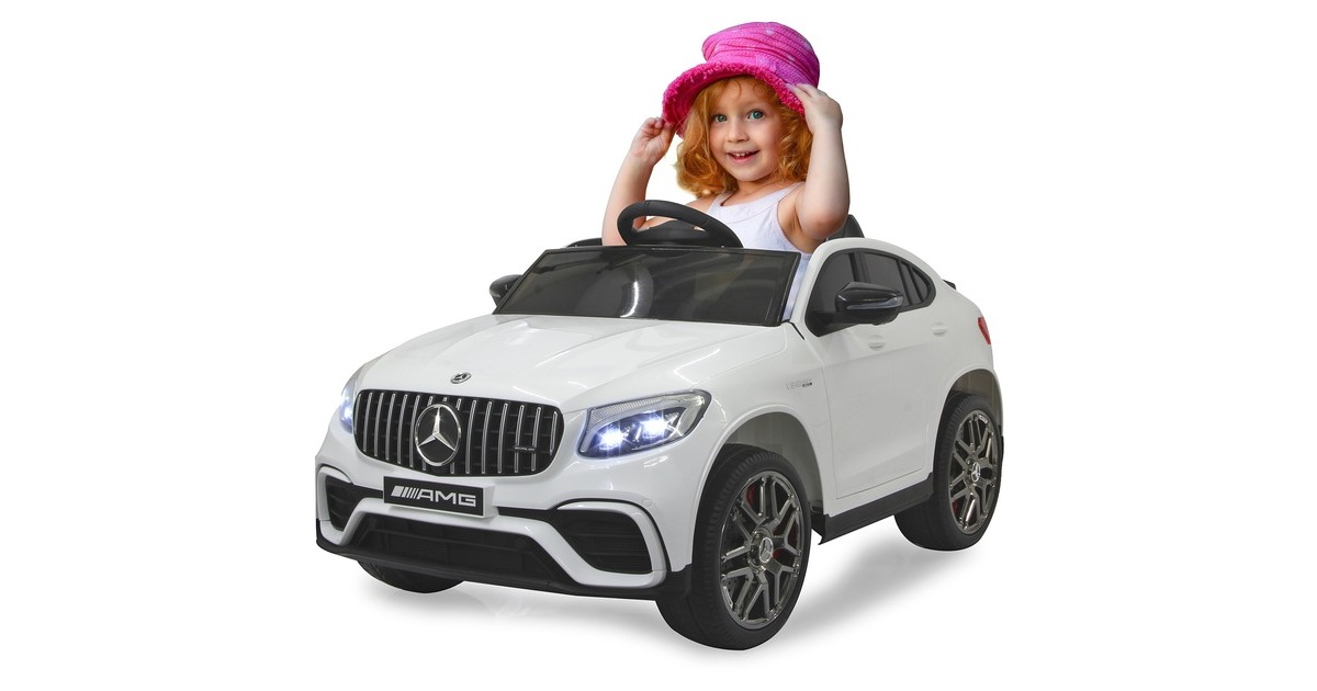 Jamara Ride-on Mercedes-Benz AMG GLC 63 S Coupé, Kinderfahrzeug(weiß, 12V)