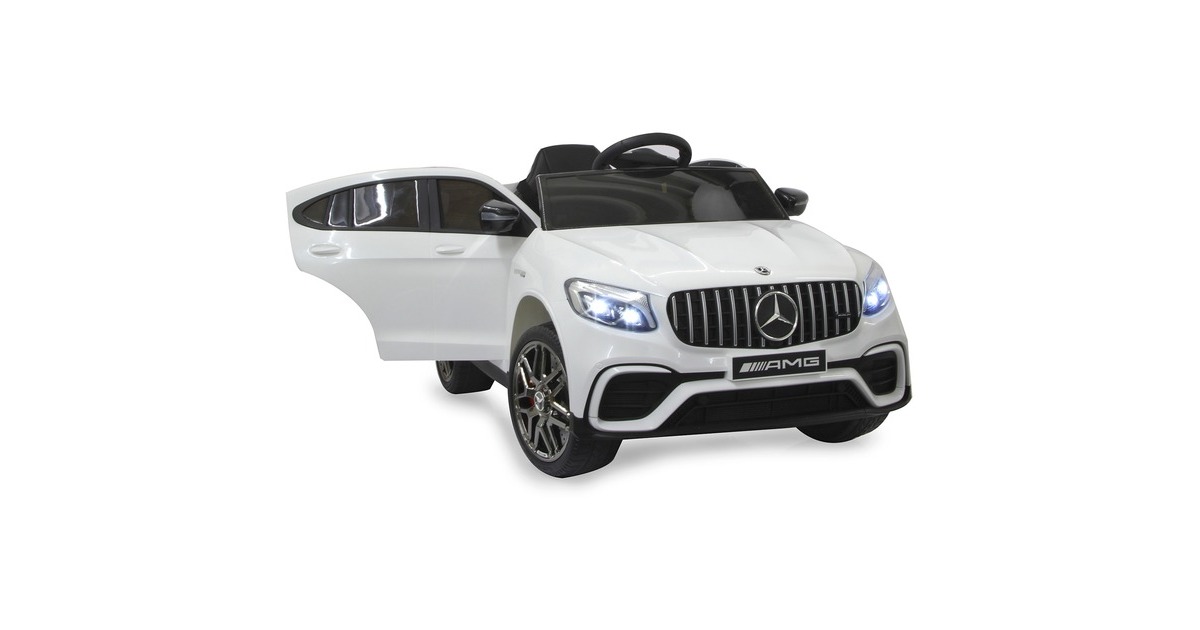Jamara Ride-on Mercedes-Benz AMG GLC 63 S Coupé, Kinderfahrzeug(weiß, 12V)