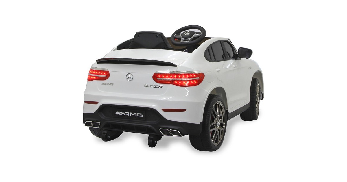 Jamara Ride-on Mercedes-Benz AMG GLC 63 S Coupé, Kinderfahrzeug(weiß, 12V)