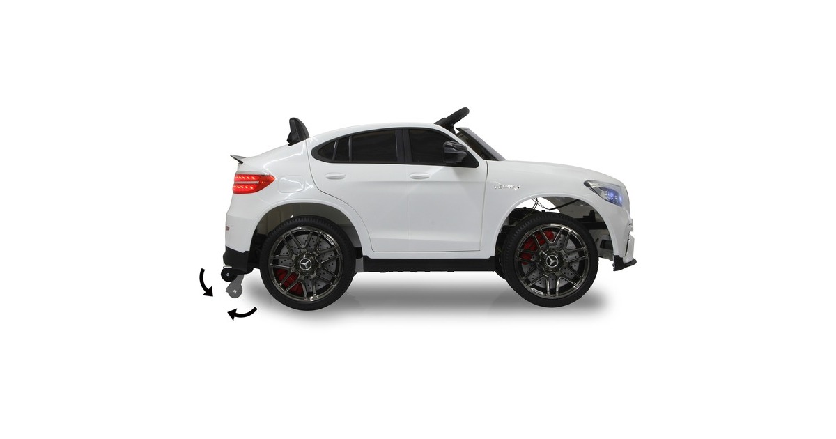 Jamara Ride-on Mercedes-Benz AMG GLC 63 S Coupé, Kinderfahrzeug(weiß, 12V)