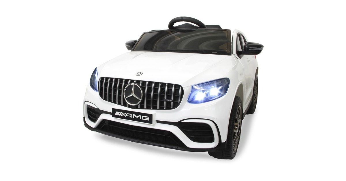 Jamara Ride-on Mercedes-Benz AMG GLC 63 S Coupé, Kinderfahrzeug(weiß, 12V)