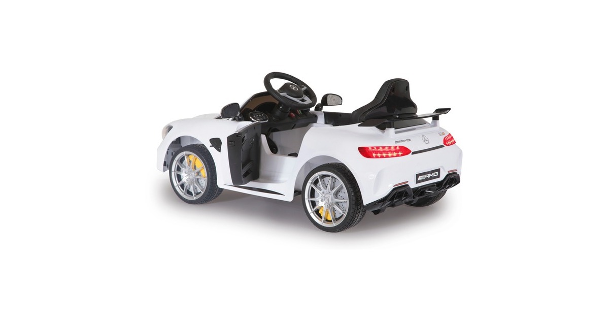Jamara Ride-on Mercedes-Benz AMG GT R, Kinderfahrzeug(weiß, 12 V)