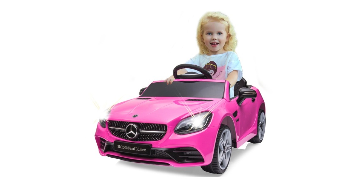 Jamara Ride-on Mercedes-Benz SLC, Kinderfahrzeug(pink, 12V)