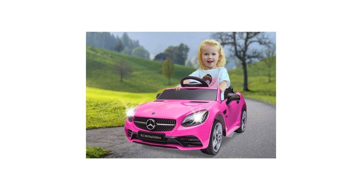 Jamara Ride-on Mercedes-Benz SLC, Kinderfahrzeug(pink, 12V)