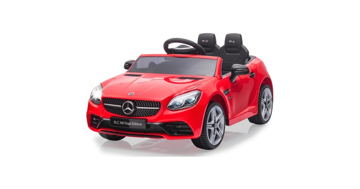 Jamara Ride-on Mercedes-Benz SLC, Kinderfahrzeug(rot, 12V)