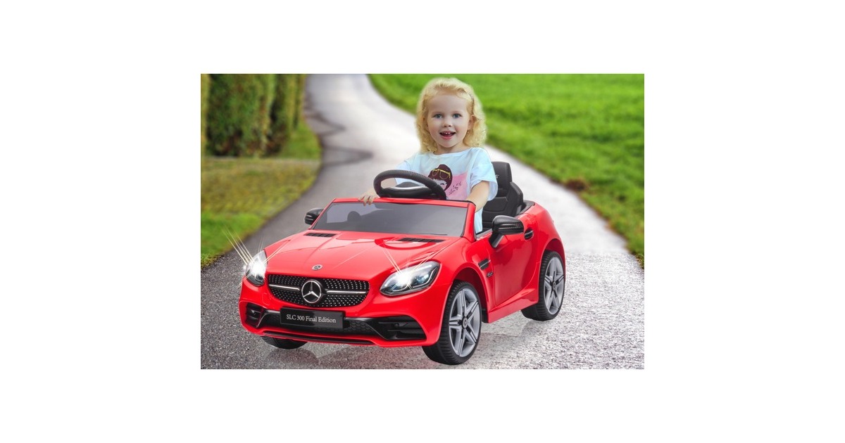 Jamara Ride-on Mercedes-Benz SLC, Kinderfahrzeug(rot, 12V)