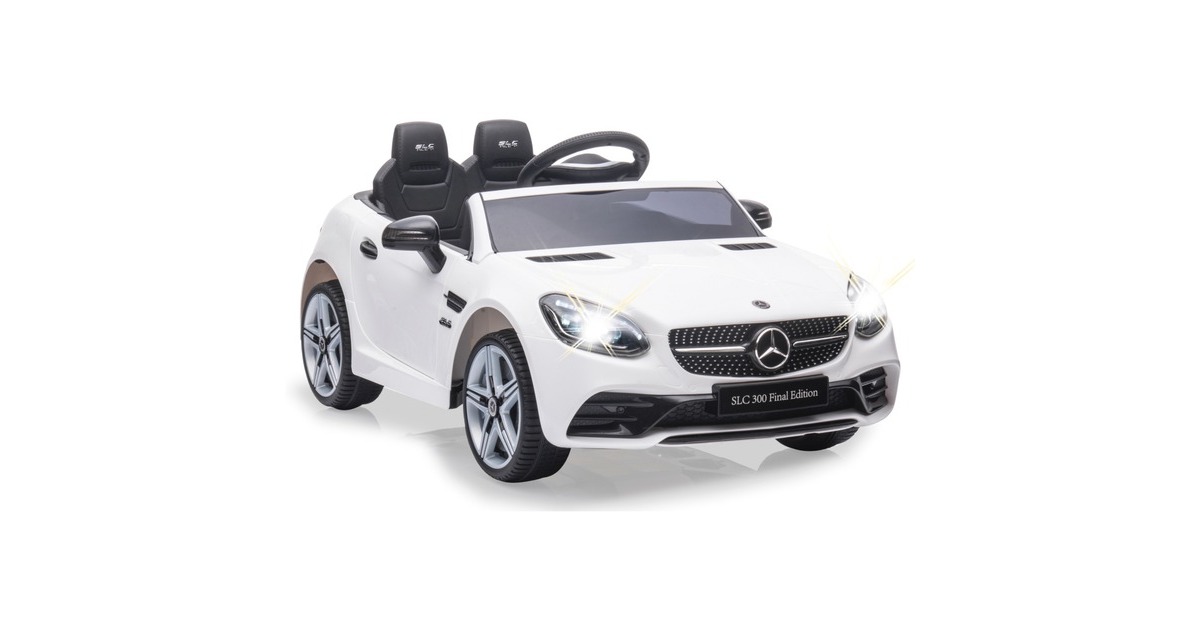 Jamara Ride-on Mercedes-Benz SLC, Kinderfahrzeug(weiß, 12V)