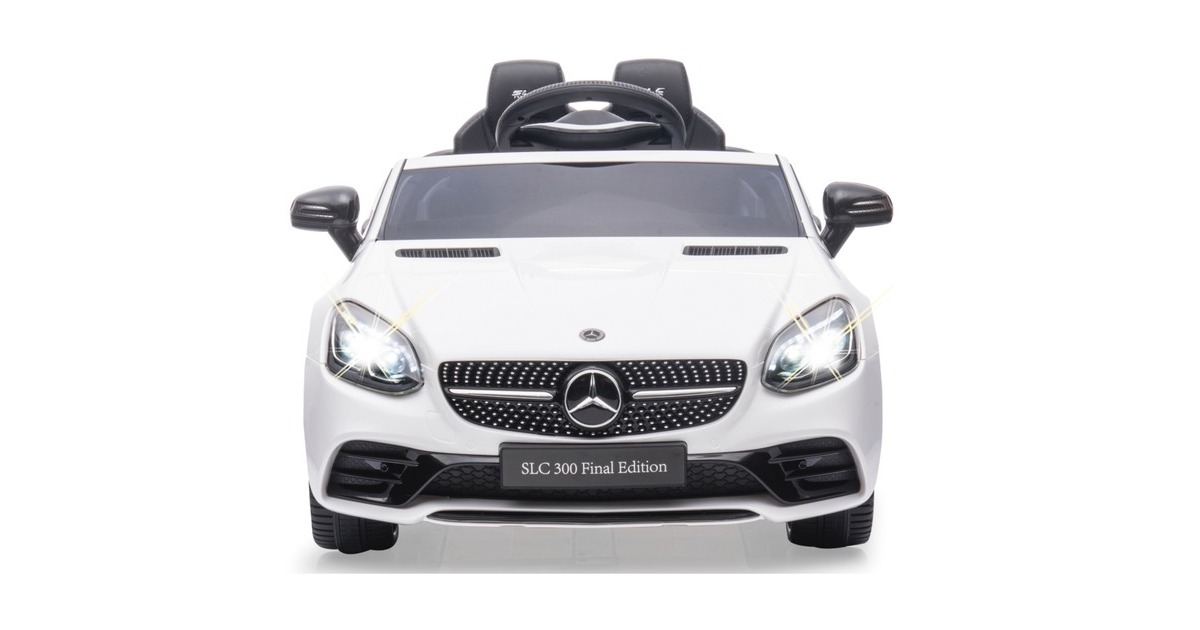 Jamara Ride-on Mercedes-Benz SLC, Kinderfahrzeug(weiß, 12V)