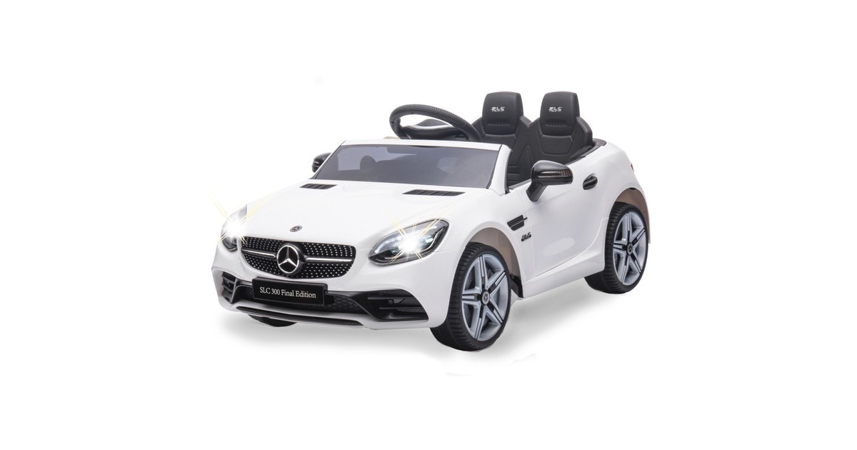 Jamara Ride-on Mercedes-Benz SLC, Kinderfahrzeug(weiß, 12V)