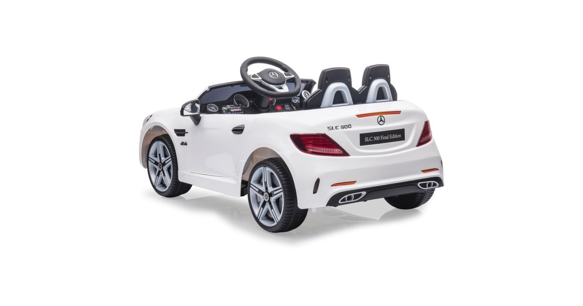 Jamara Ride-on Mercedes-Benz SLC, Kinderfahrzeug(weiß, 12V)