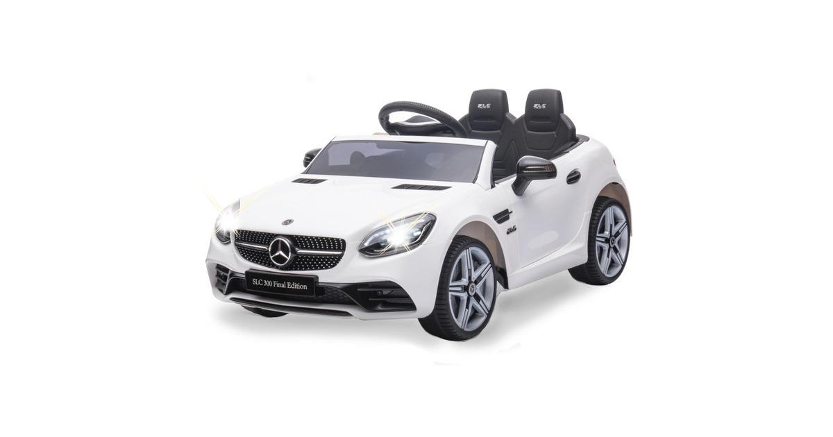Jamara Ride-on Mercedes-Benz SLC, Kinderfahrzeug(weiß, 12V)