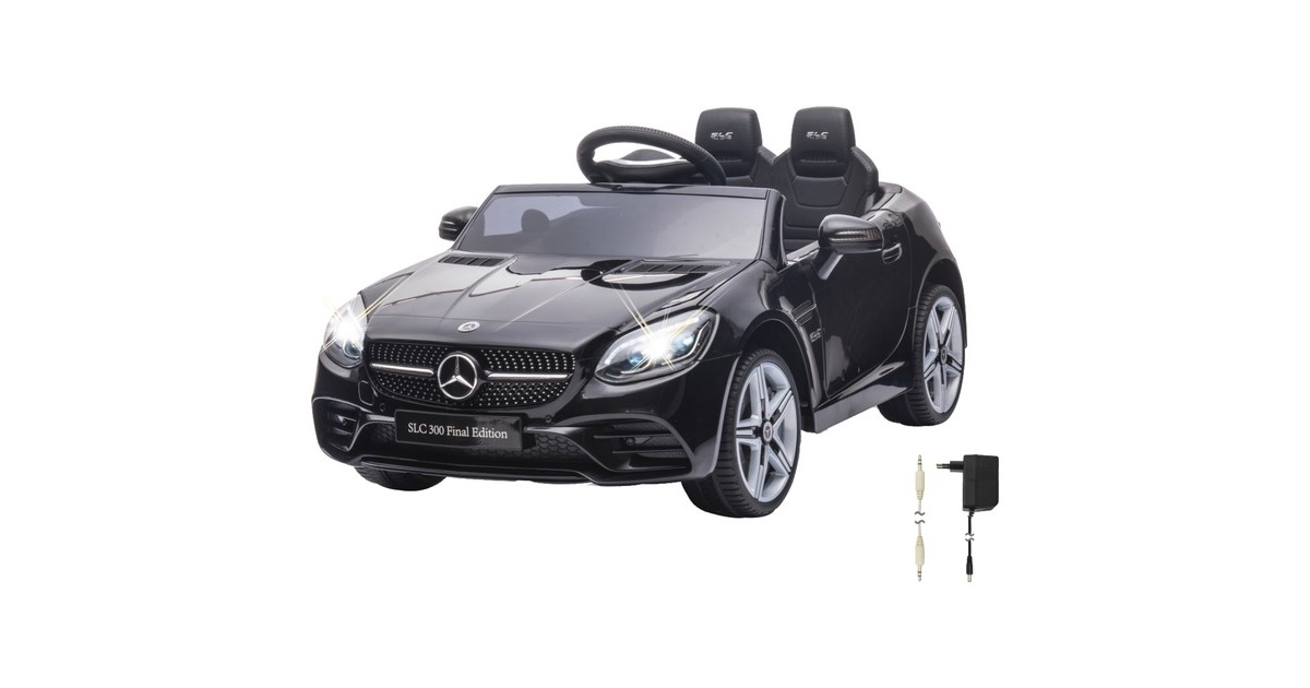 Jamara Ride-on Mercedes-Benz SLC, Kinderfahrzeug(schwarz, 12V)