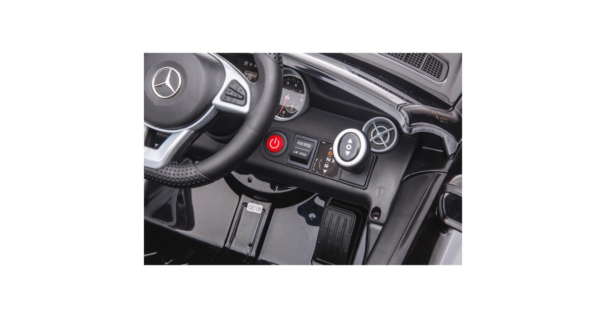 Jamara Ride-on Mercedes-Benz SLC, Kinderfahrzeug(schwarz, 12V)