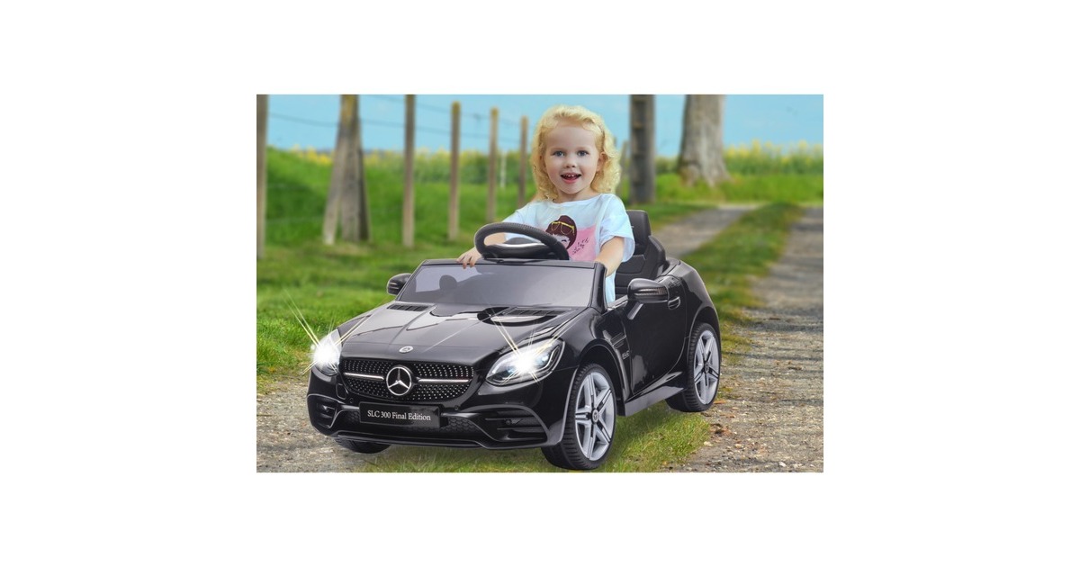 Jamara Ride-on Mercedes-Benz SLC, Kinderfahrzeug(schwarz, 12V)