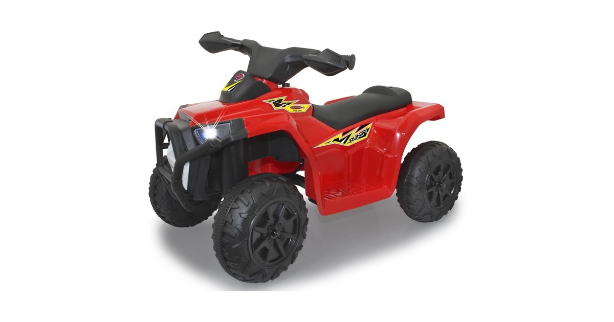 Jamara Ride-on Mini Quad Runty, Kinderfahrzeug(rot/schwarz, 6 V)