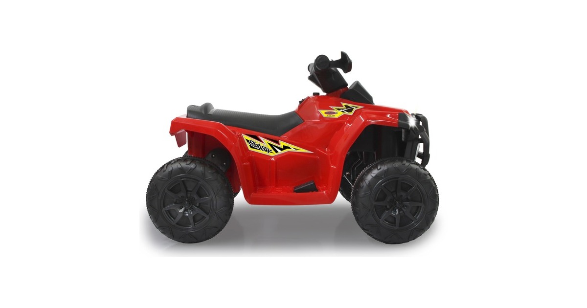 Jamara Ride-on Mini Quad Runty, Kinderfahrzeug(rot/schwarz, 6 V)