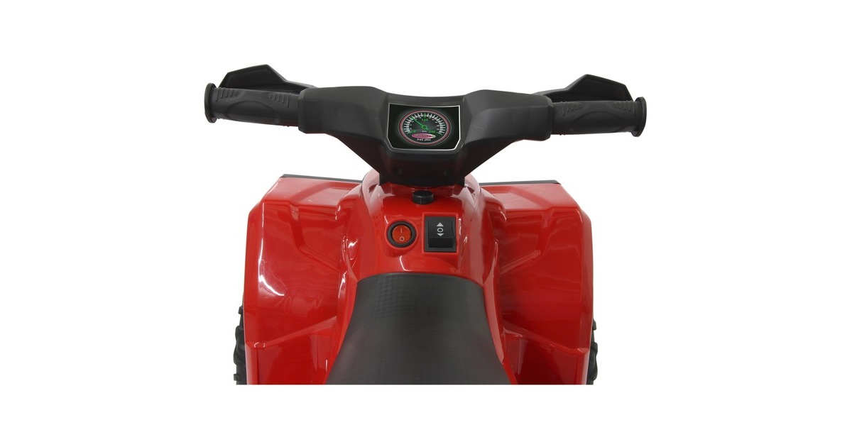 Jamara Ride-on Mini Quad Runty, Kinderfahrzeug(rot/schwarz, 6 V)