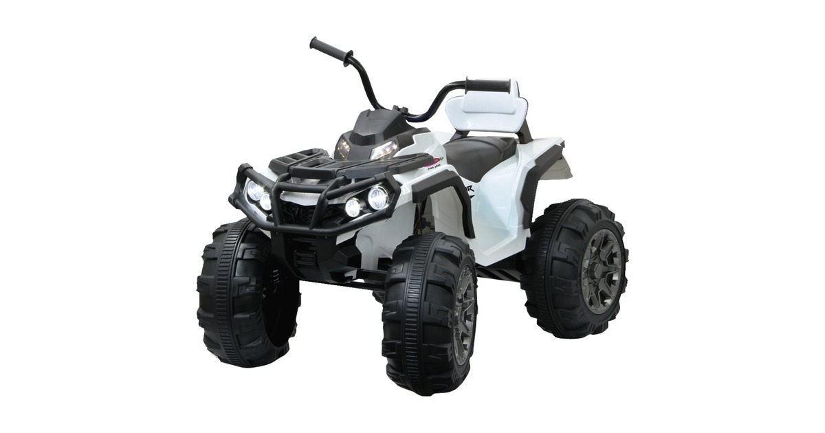 Jamara Ride-on Protector Quad, Kinderfahrzeug(weiß, 12 V)