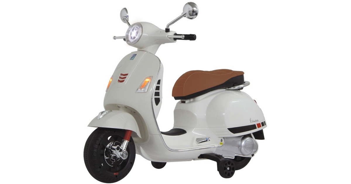 Jamara Ride-on Vespa GTS 125, Kinderfahrzeug(weiß, 12 V)