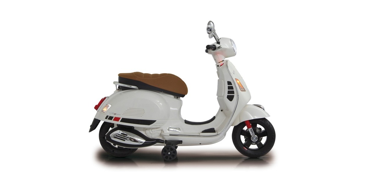 Jamara Ride-on Vespa GTS 125, Kinderfahrzeug(weiß, 12 V)